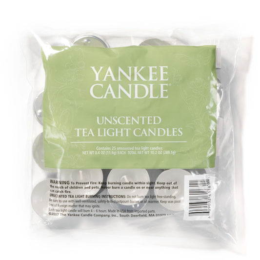 Unscented Tea Light Candles PX1