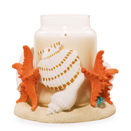 Seashell Jar Candle Holder BDH
