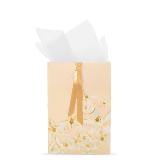 Peach Jasmine Floral Gift Bag AY0